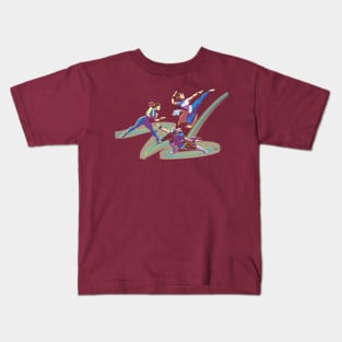 Chun-Li evolution Kids T-Shirt